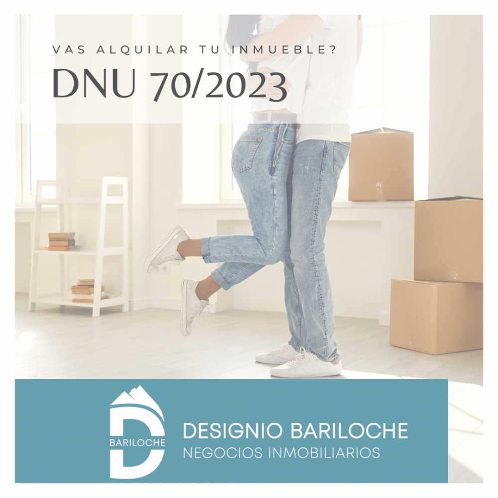 DEROGACIÓN LEY DE ALQUILERES: DNU 70/2023