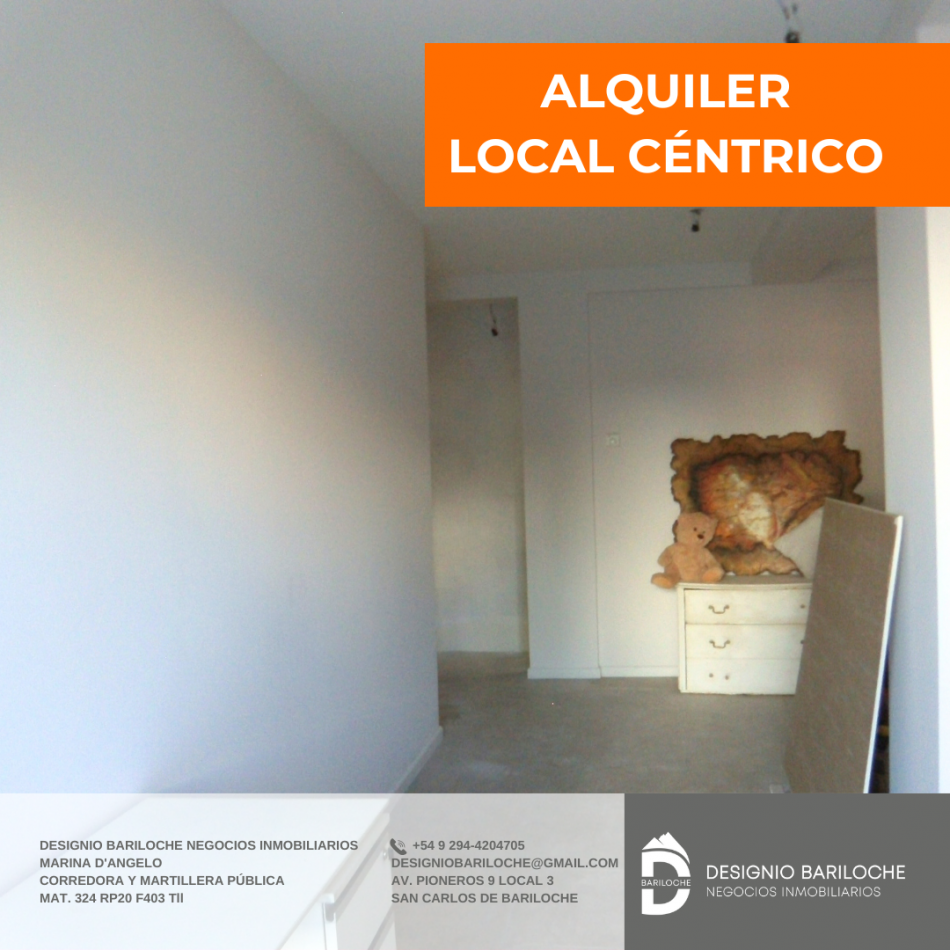 Local centrico en alquiler- BARILOCHE