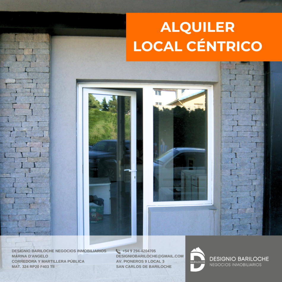 Local centrico en alquiler- BARILOCHE