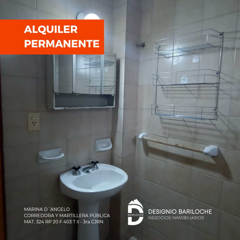 Dpto centrico de Bariloche en alquiler 