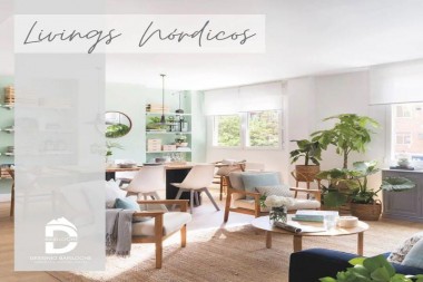 DISEÑO DE INTERIORES: LIVINGS DE ESTILO NÓRDICO