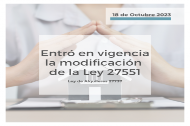 LEY DE ALQUILERES - REFORMA 2023
