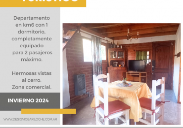 Departamento de alquiler turistico en Bariloche